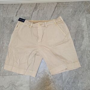 Vtg Polo Ralph Lauren Mens 38 Tan Chino Authentic Shorts blue horse